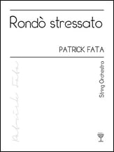 Rondo stressato Orchestra sheet music cover